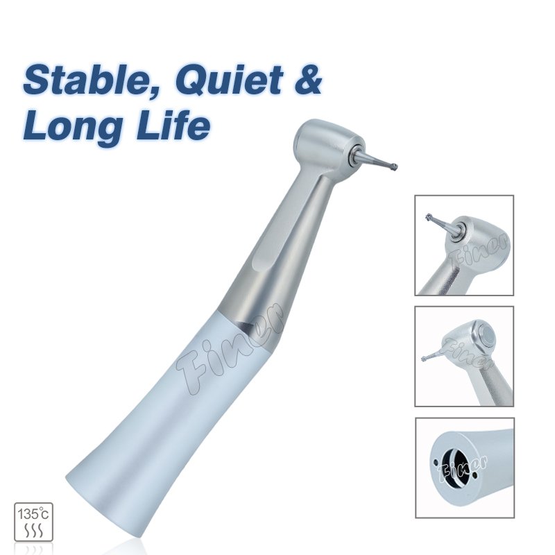 Low speed e-type portable burable bearings dental handpiece contra angle