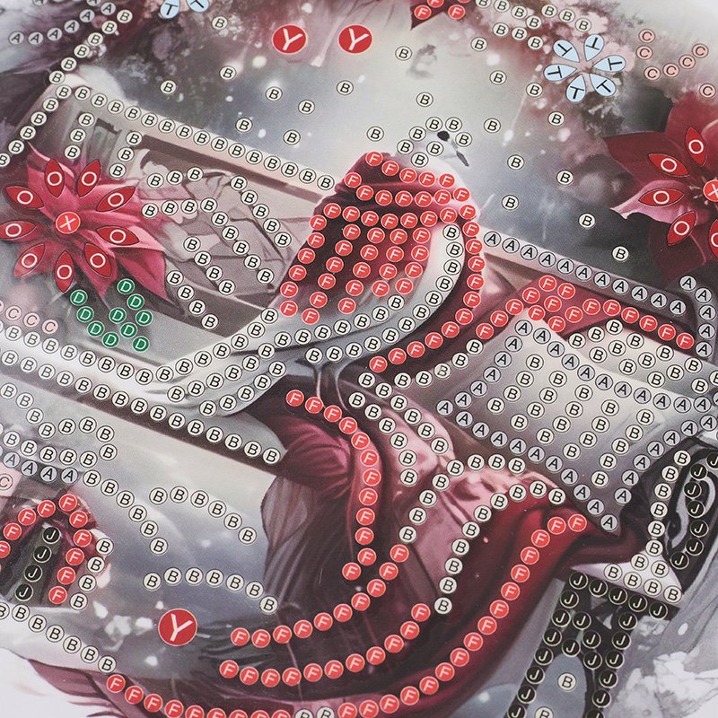 Hot Sale Six Piece Set Children's Greeting Card Diamond Painting Christmas Greeting Card Gift For Friends And Family