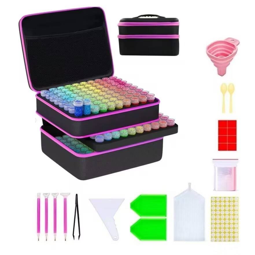 Diamond Painting Storage Glue Drill Tray accessories kits 5d diamond painting storage box cases bag Diamond Painting Tools
