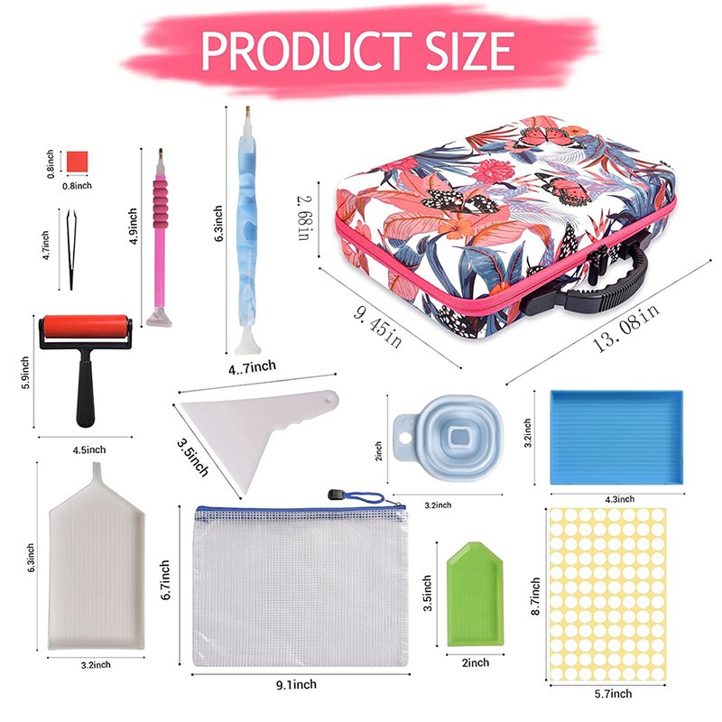 5D Diamond Painting Storage Container DIY Art Craft Jewelry Beads Rhinestones Organizer Box Accessory Tools Kit Diamond