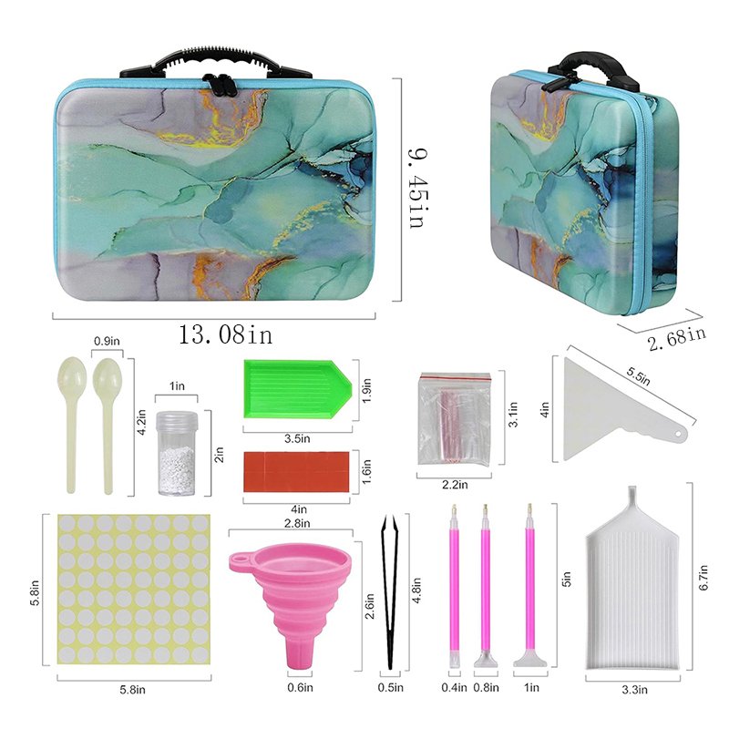 5D Diamond Painting Storage Container DIY Art Craft Jewelry Beads Rhinestones Organizer Box Accessory Tools Kit Diamond