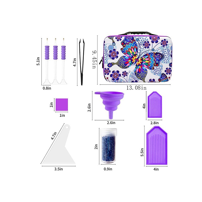 5D Diamond Painting Storage Container DIY Art Craft Jewelry Beads Rhinestones Organizer Box Accessory Tools Kit Diamond