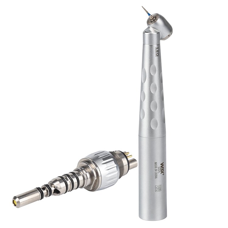 45 degree QD TYPE Dental LED surgical High Speed Fiber Optic Handpiece