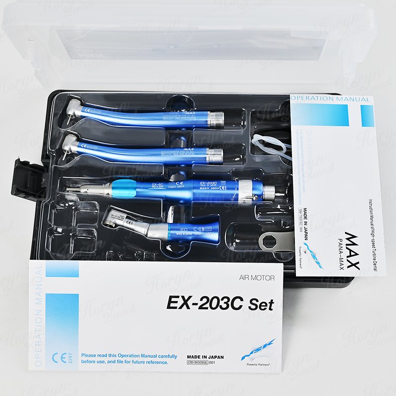 Dental Student Kits 2 pcs High Speed MAX Handpiece without Light /1 Set External Water Spray Dental Low Speed Handpieces Kit