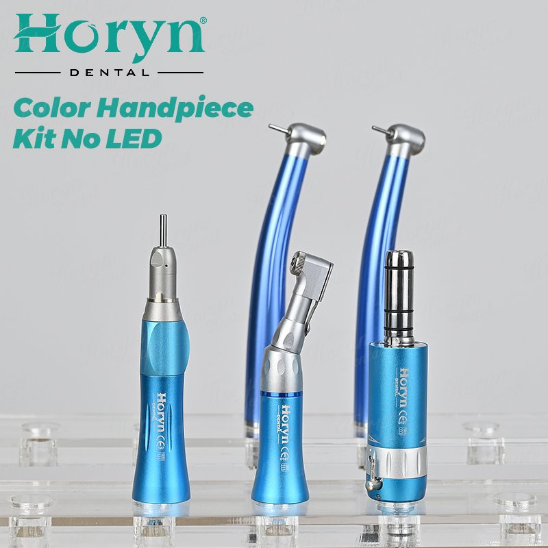 Dental Student Kits 2 pcs High Speed MAX Handpiece without Light /1 Set External Water Spray Dental Low Speed Handpieces Kit