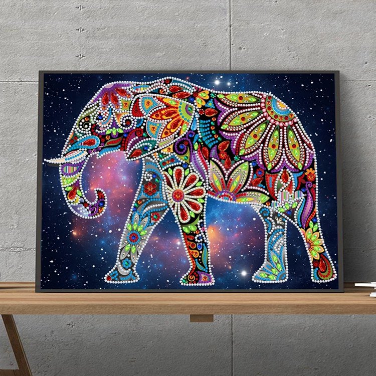 Custom Luminous Elephant Diamond Painting DIY 5D Diamond Painting Kits