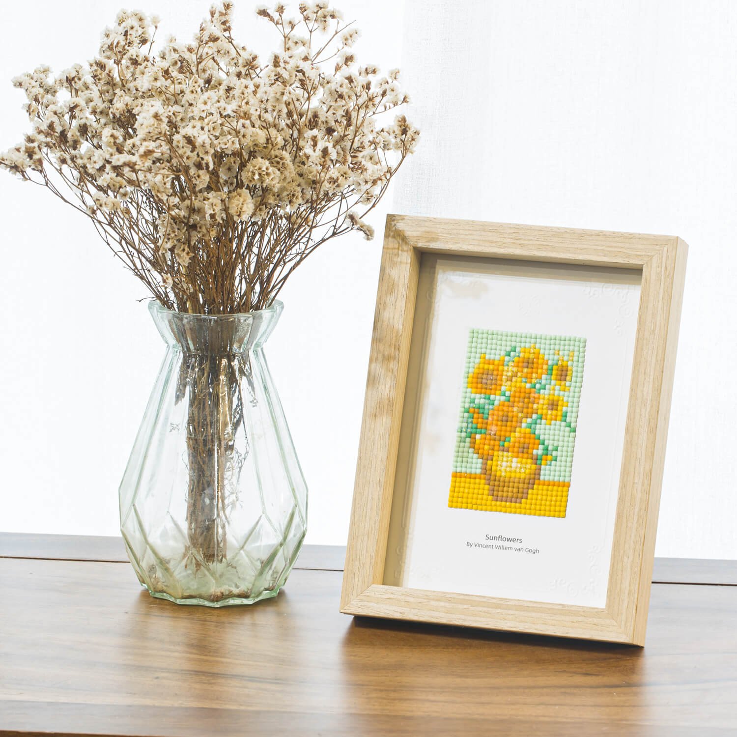 E-059 Minigem Diamond Painting Postcard - Artist Series: Sparkling Resin Square Diamonds With AB Diamonds,