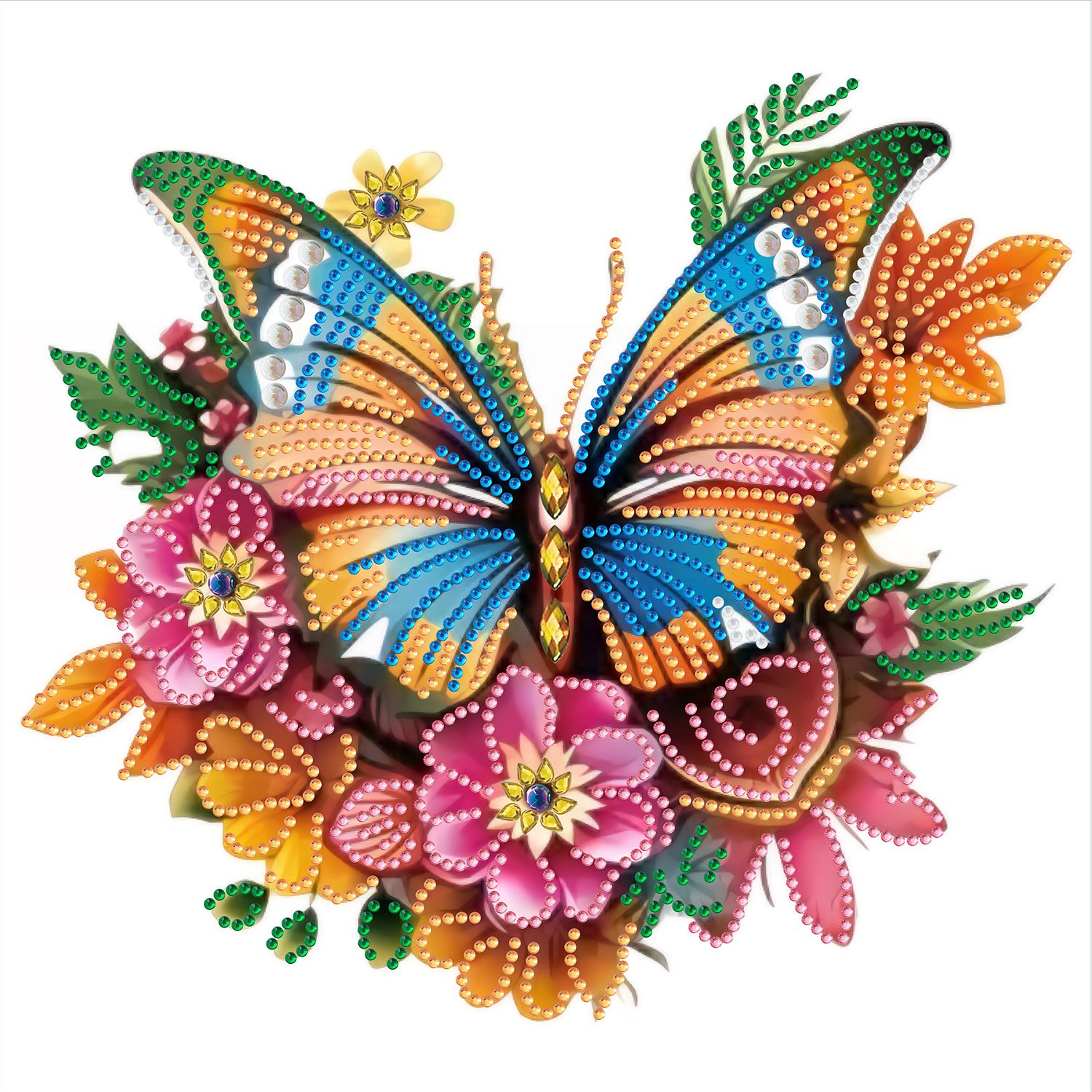 30x 30cm 5D Special Diamond Embroidery Full Diamond Art Craft Wall Decoration Beginner Gift-DIY Butterfly Animal