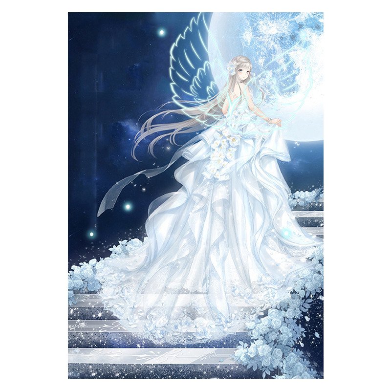 Fairy Christmas DIY 5D Diamond Painting Set Full Drill round Embroidery Mosaic for Living Room Canvas Poster Decor