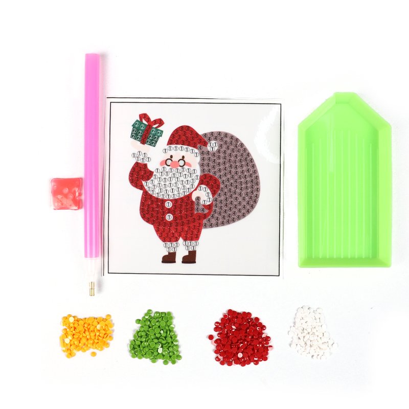 2023 Hot Sales DIY Christmas toy Full Diamond sticker painting kits Handmade Sticker