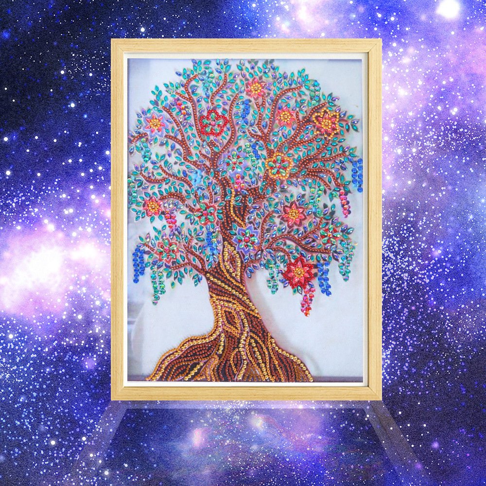New AB Crystal Diamond Painting Kits Still Life Tree Design Wall Painting For Home Decor Embroidery 5d Diamond Painting Sets
