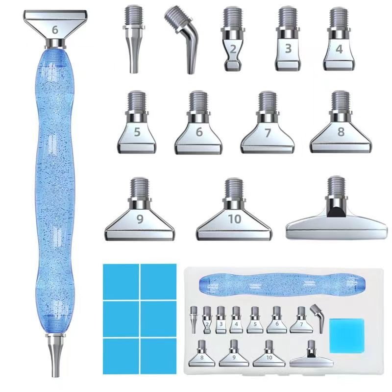 G-30 Handmade Art Tool Accessories Nail Stylus,Beautiful and Shining Resin Diamond Painting Pen Stylus
