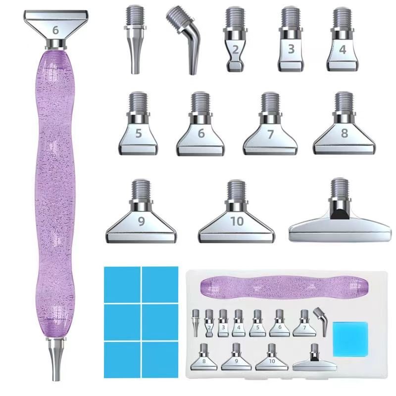 G-30 Handmade Art Tool Accessories Nail Stylus,Beautiful and Shining Resin Diamond Painting Pen Stylus