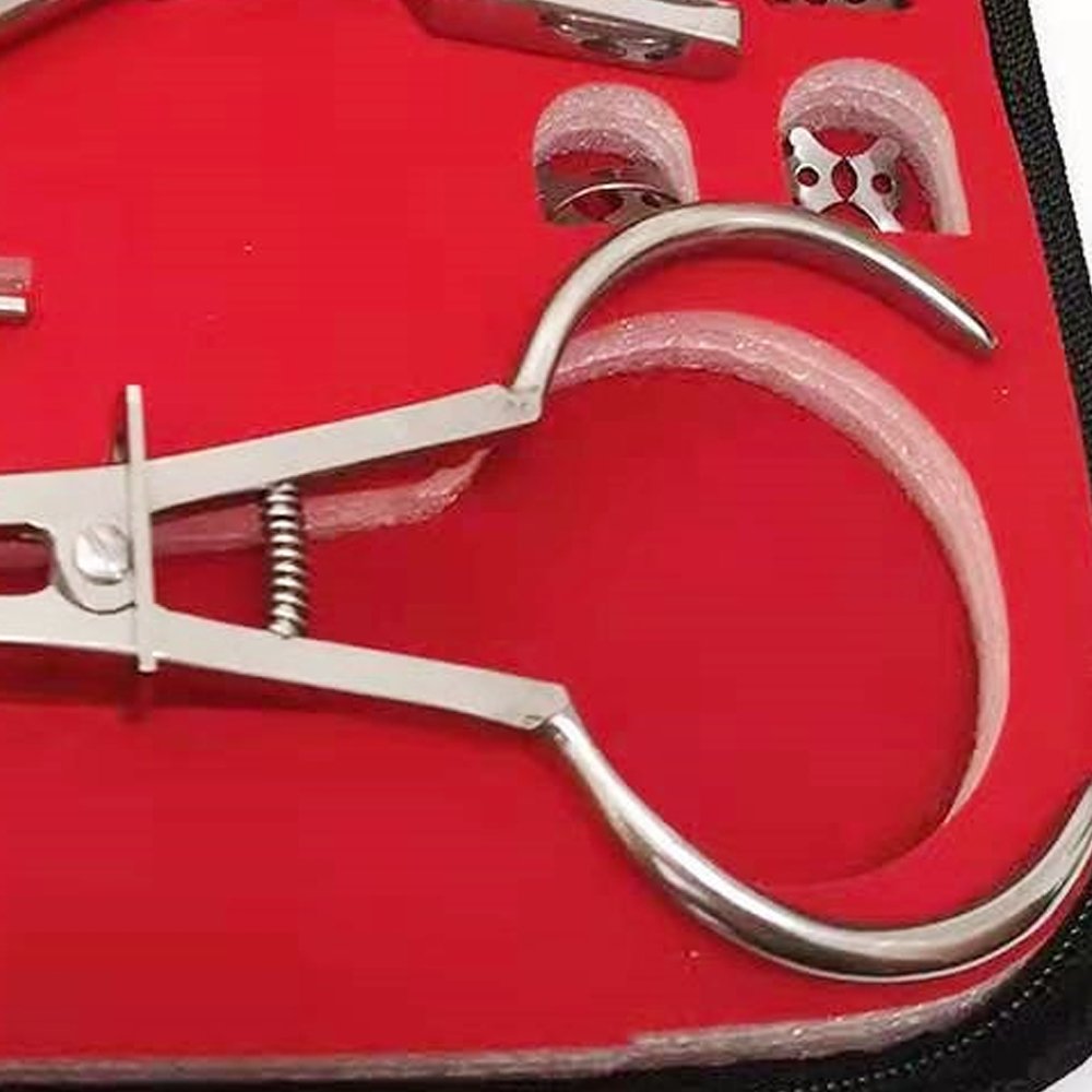 OEM Dental Rubber Dam Kit Dental Surgical Instruments Dental Rubber Dam Kit Ainsworth Brewer Winged Rubber Dam Clamps Forceps