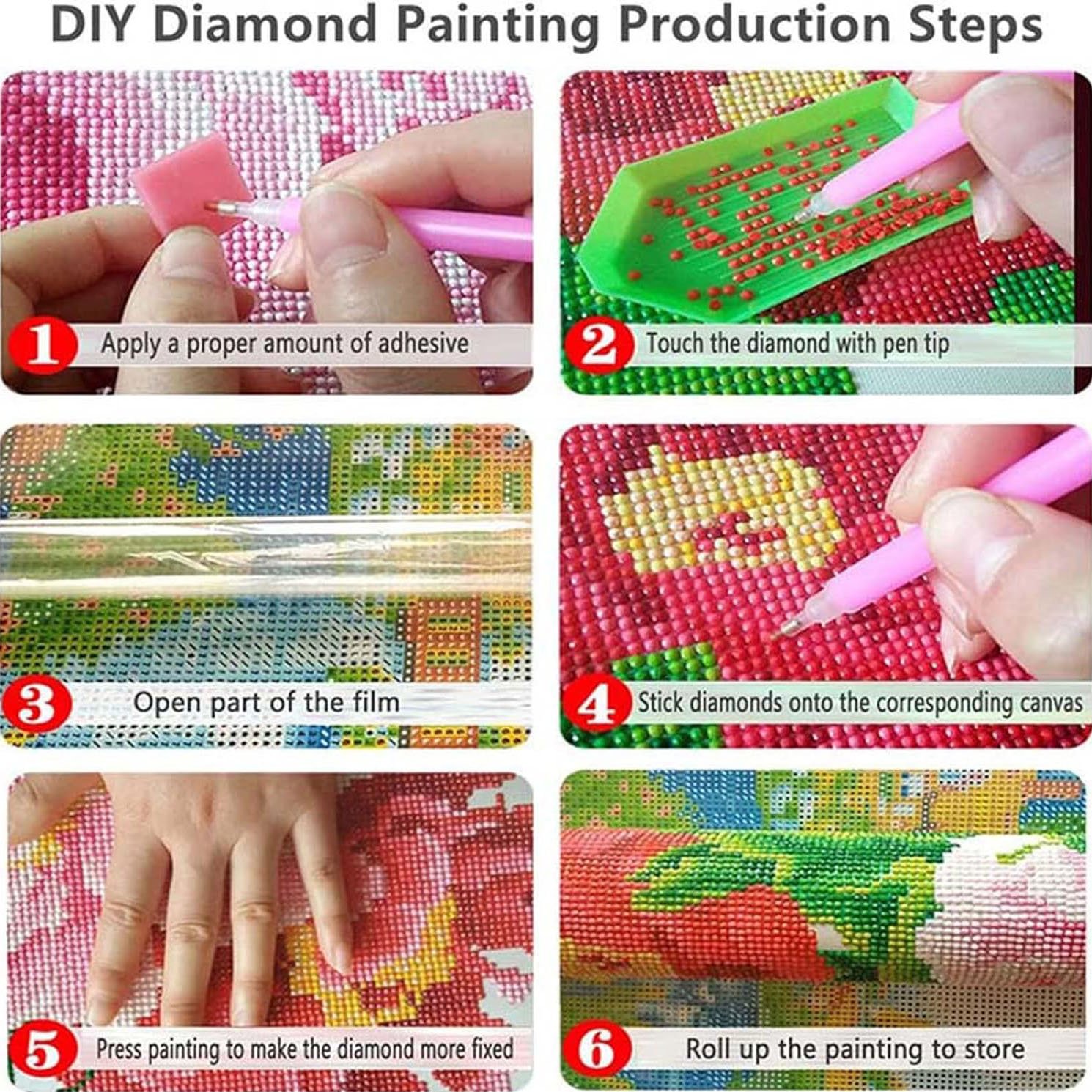 Lotus Wish Box Adult Diamond Art Set 5D Diamond Lotus Painting Set DIY Round Diamond Painting Decoration paintings and wall arts