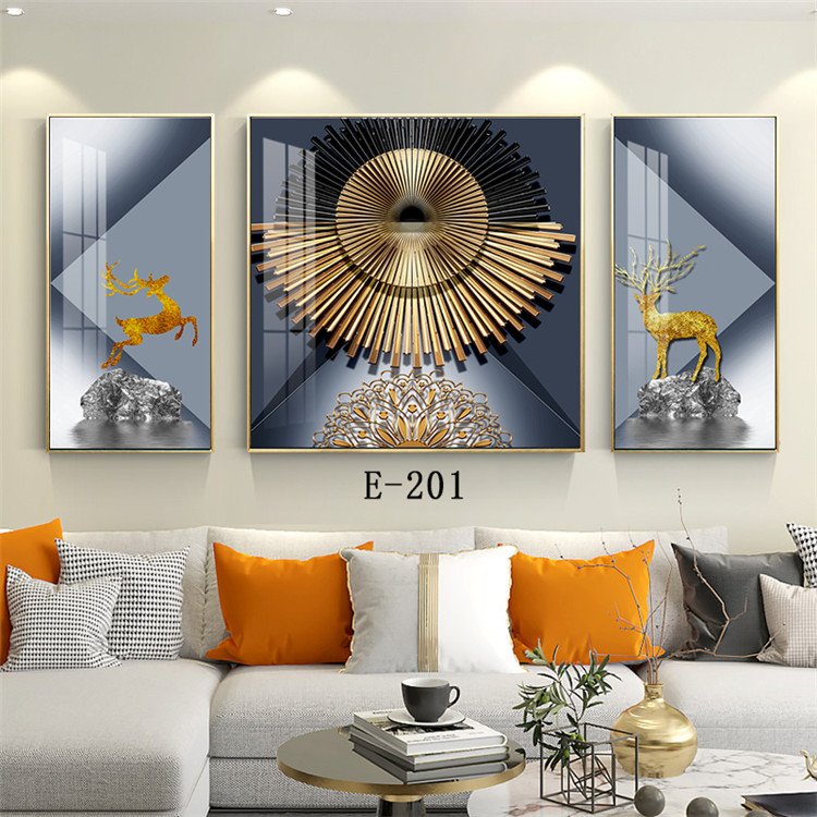 Fluid Abstract Art Frame Home Decoration Natural Landscape Wall Art Decoration Modern Light Luxury Wall Art Frame