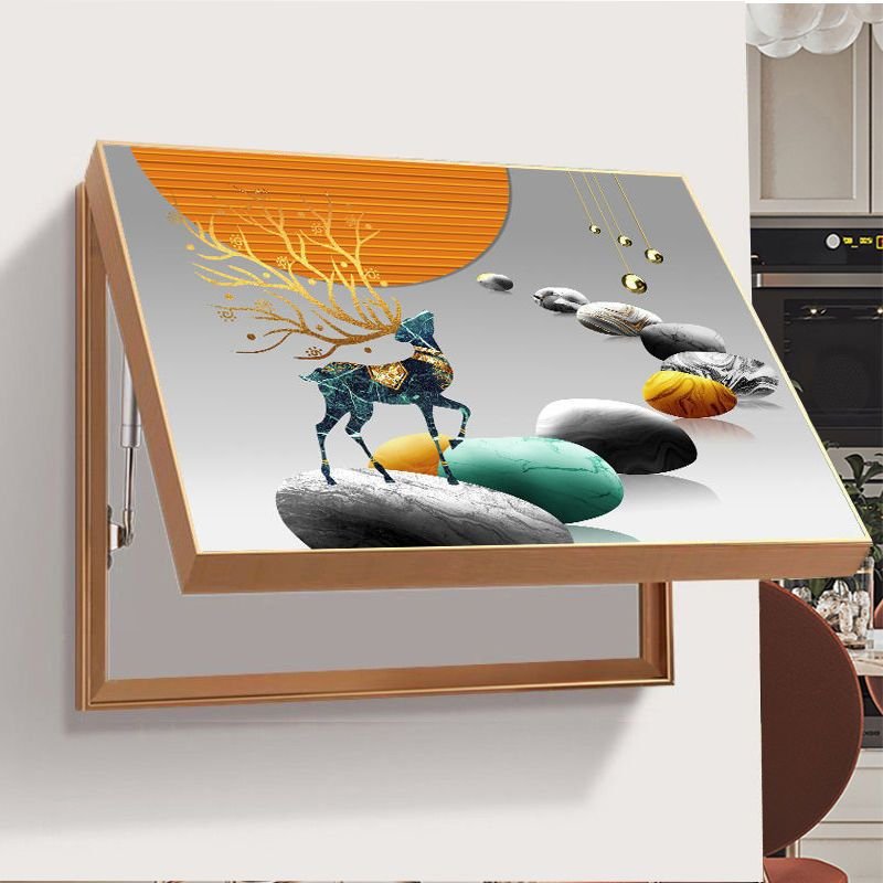 New Electric Meter Box Wall Art Custom Diamonds Decoration Hangings Crystal Porcelain electric meter box decorative painting
