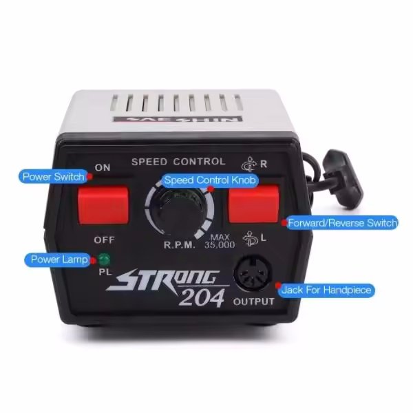 Good Price Dental Micro Motor Strong 204 102L Model Handpiece 35000RPM Electric Motor Dental Drill Machine