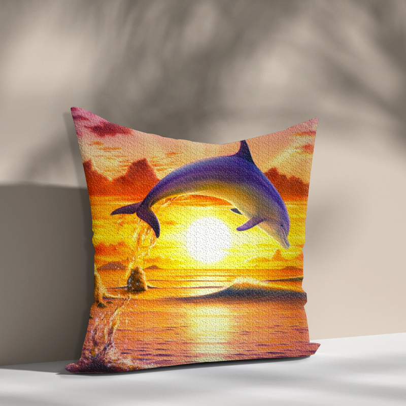 DIY Point Drill Diamond Painting Mosaic Kit Home Bed Car Christmas Party Decorative Throw Pillow Covers NO Pillow