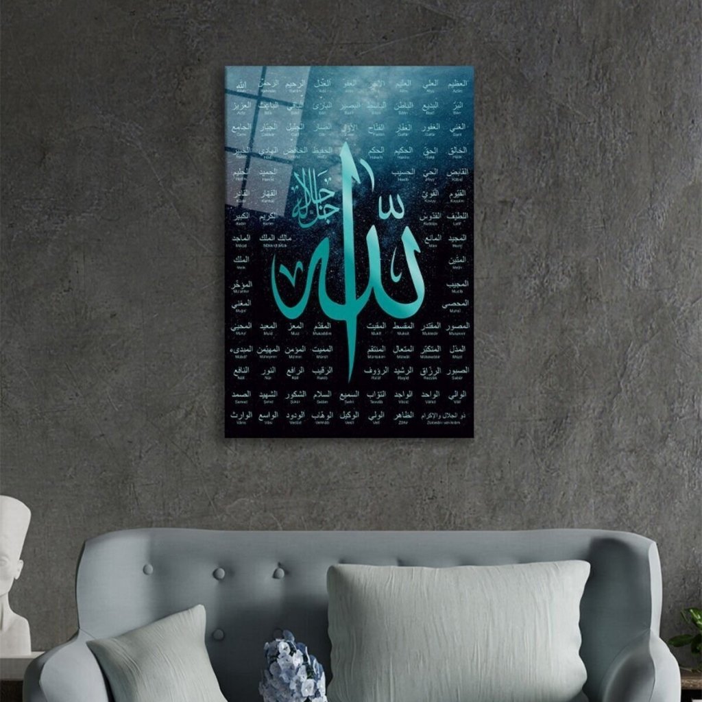 Islamic Motif Decorative Durable Wall Painting A Spiritual and Stylish Design for Home and Office Wall Painting