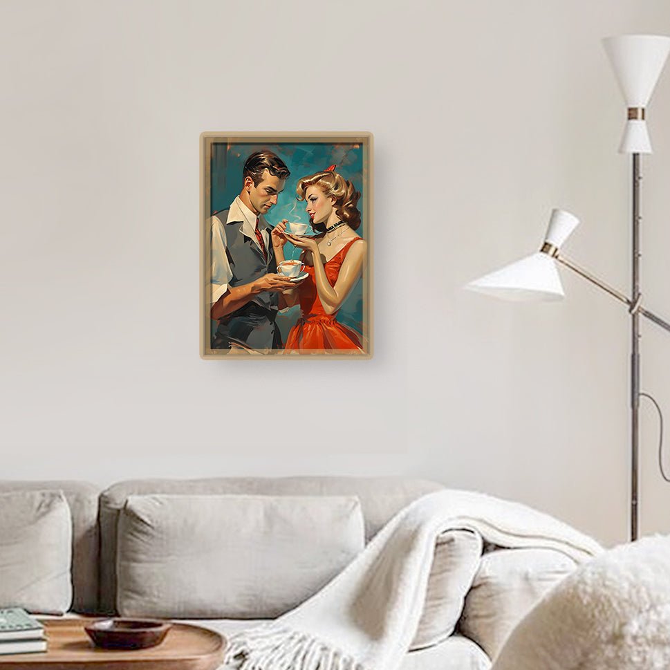 G-006 Moment Of Love Custom Home Decor Canvas Wall Art Painting DIY Full Square Drill 5D Diamond Painting Kit for Adult