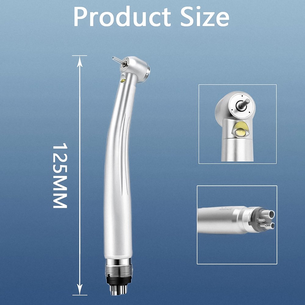 Dental LED Handpiece 4 holes 2 holes Pana Max Air Turbine Self-iluminated LED Push Button Dental High Speed Handpiece