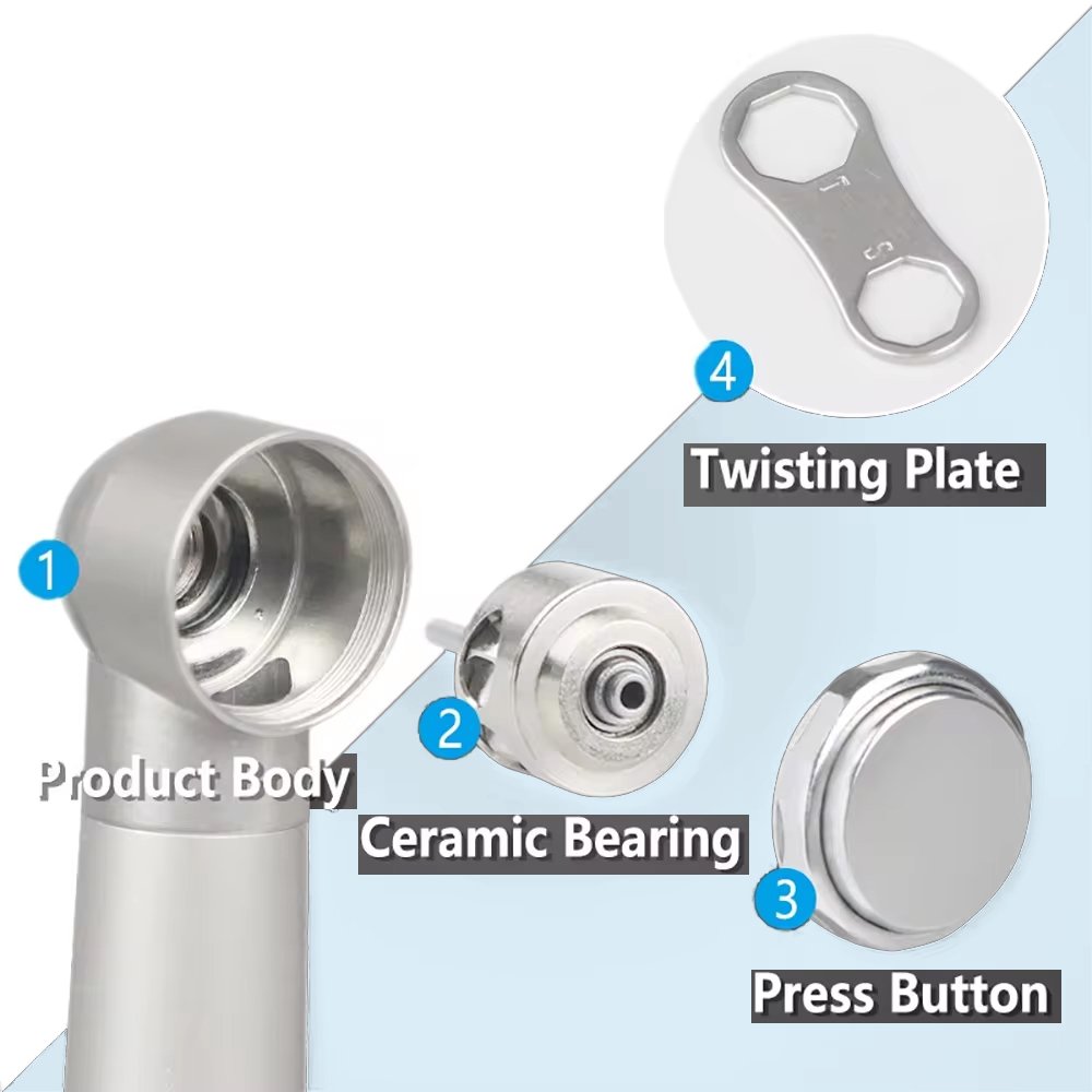 Dental LED Handpiece 4 holes 2 holes Pana Max Air Turbine Self-iluminated LED Push Button Dental High Speed Handpiece