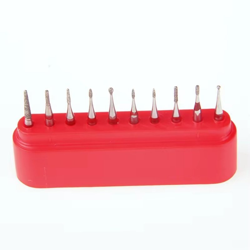 Dental factory dental children's teeth preparaton bur custom dental diamond burs stainless steel kiddies diamond burs