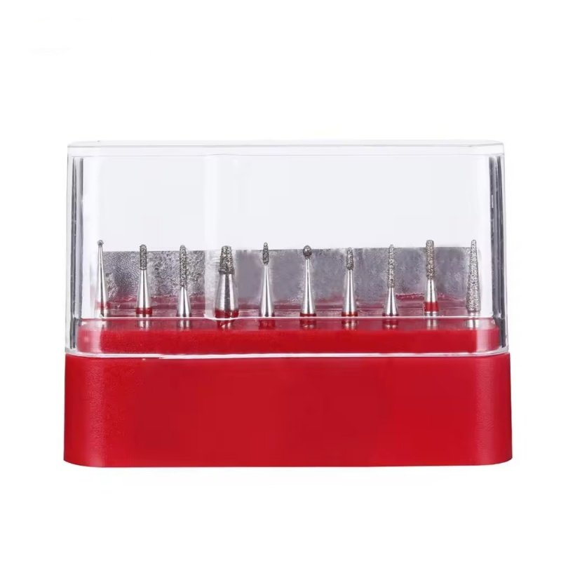 Dental factory dental children's teeth preparaton bur custom dental diamond burs stainless steel kiddies diamond burs