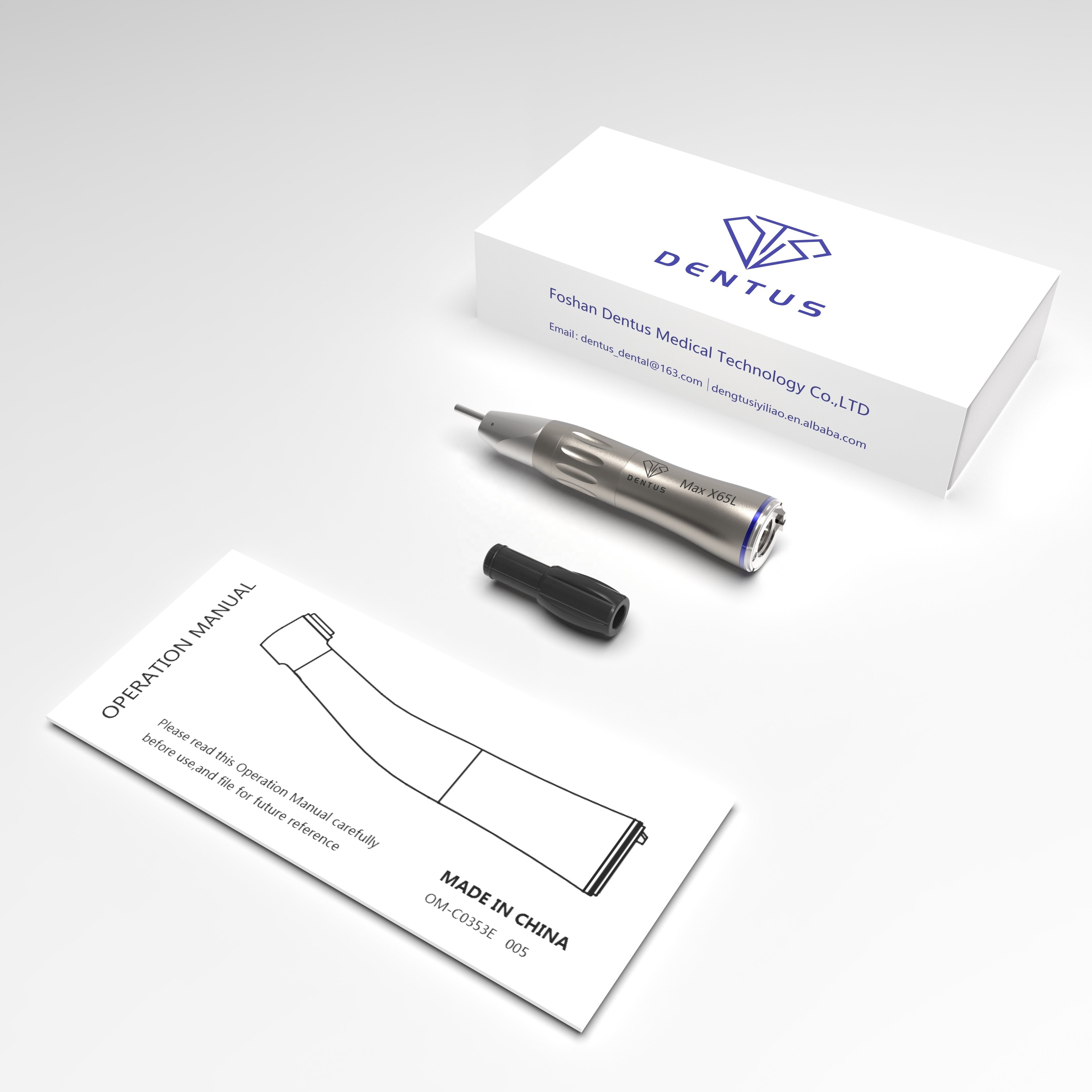 X65L 1:1 Single Jet Dental Straight Handpiece Conventional Low Speed Dental Equipment Dental Treatment Handpieces