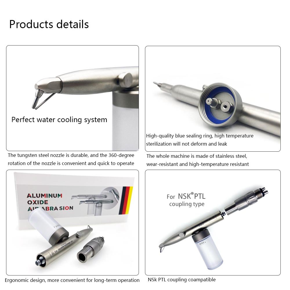 professional medical devices Air Polisher Aluminum Oxide Air Abrasion Master Sandblaster Device with Water Teeth whitening