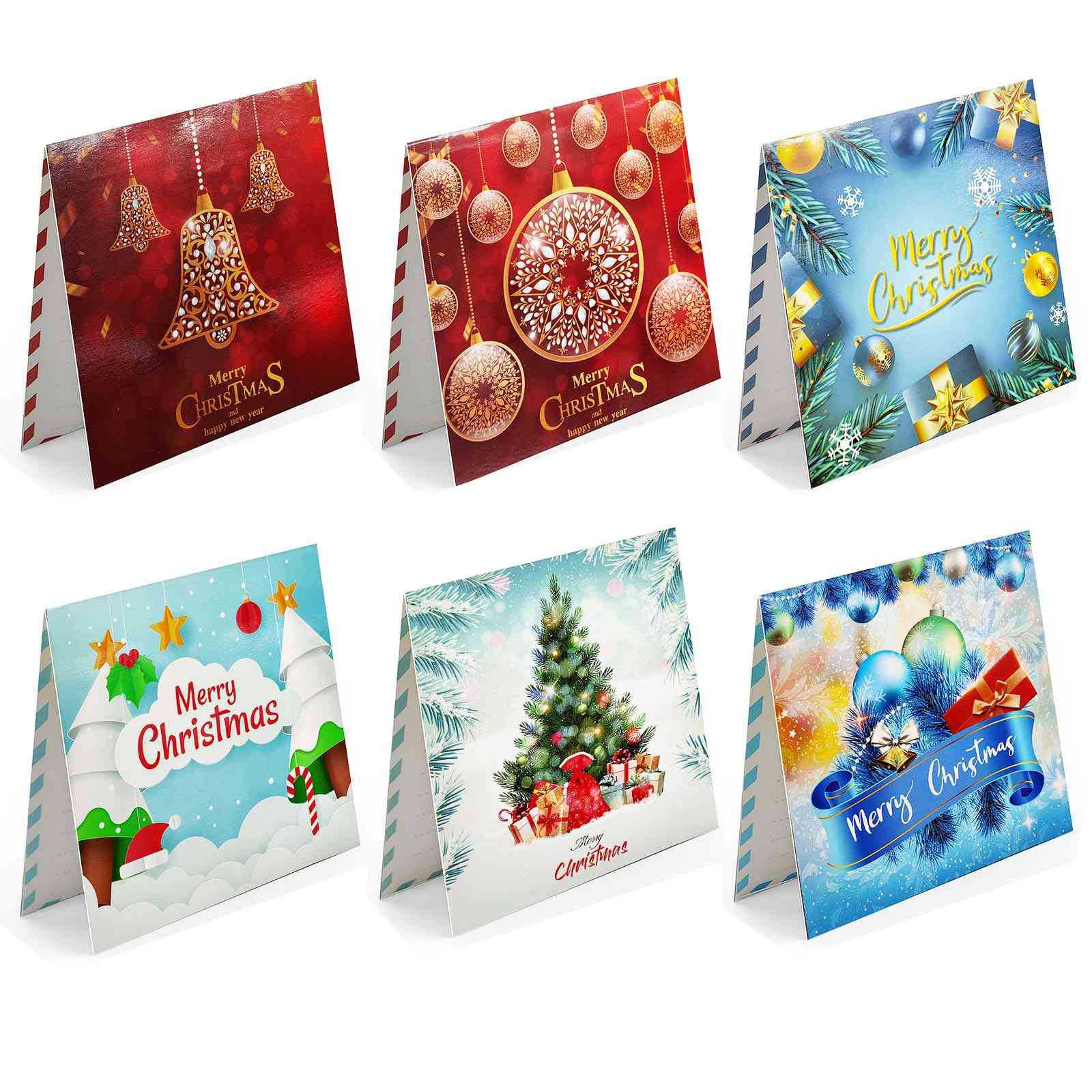 LS 5D DIY Diamond Painting card kit Christmas Blessing Card birthday daily greeting cards child gift Handmade festival Gift