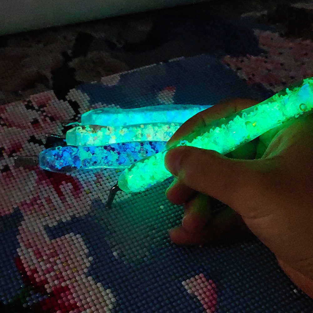 Ergonomic Design Glow in The Dark Diamond Dot Pens Tools Accessories Luminous Diamond Painting Pen Kits