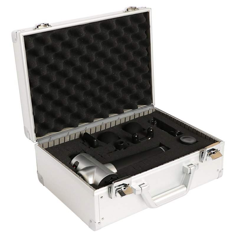 portable aluminum tool case with DIY foam instrument storage case anti-fall large trolley case for equipment factory directly