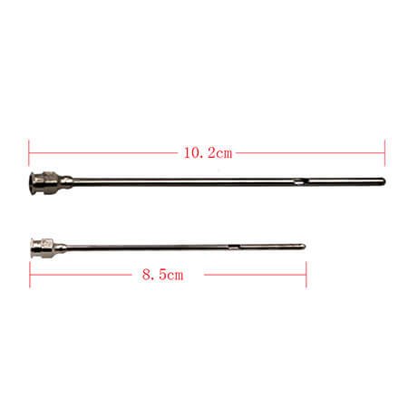 Teat Cow Teat Milking Needle 2 Eye 8.5 Cm Brass for Animal Veterinary Instruments High Quality MAHERSI