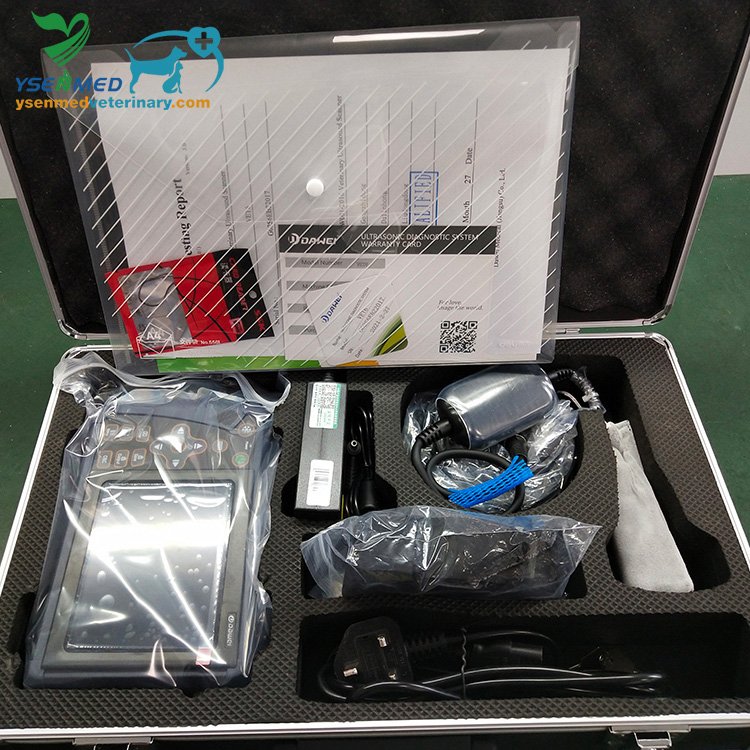 YSB-S1V Ysenmed Medical Animal Portable Veterinary BW Ultrasound Machine black and white Handheld Veterinary Ultrasound Scanner