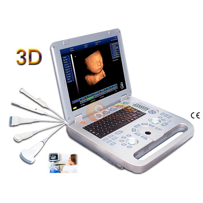 3D laptop Ultrasound Human USG machine Automatic Diagnostic medical ultrasound instruments