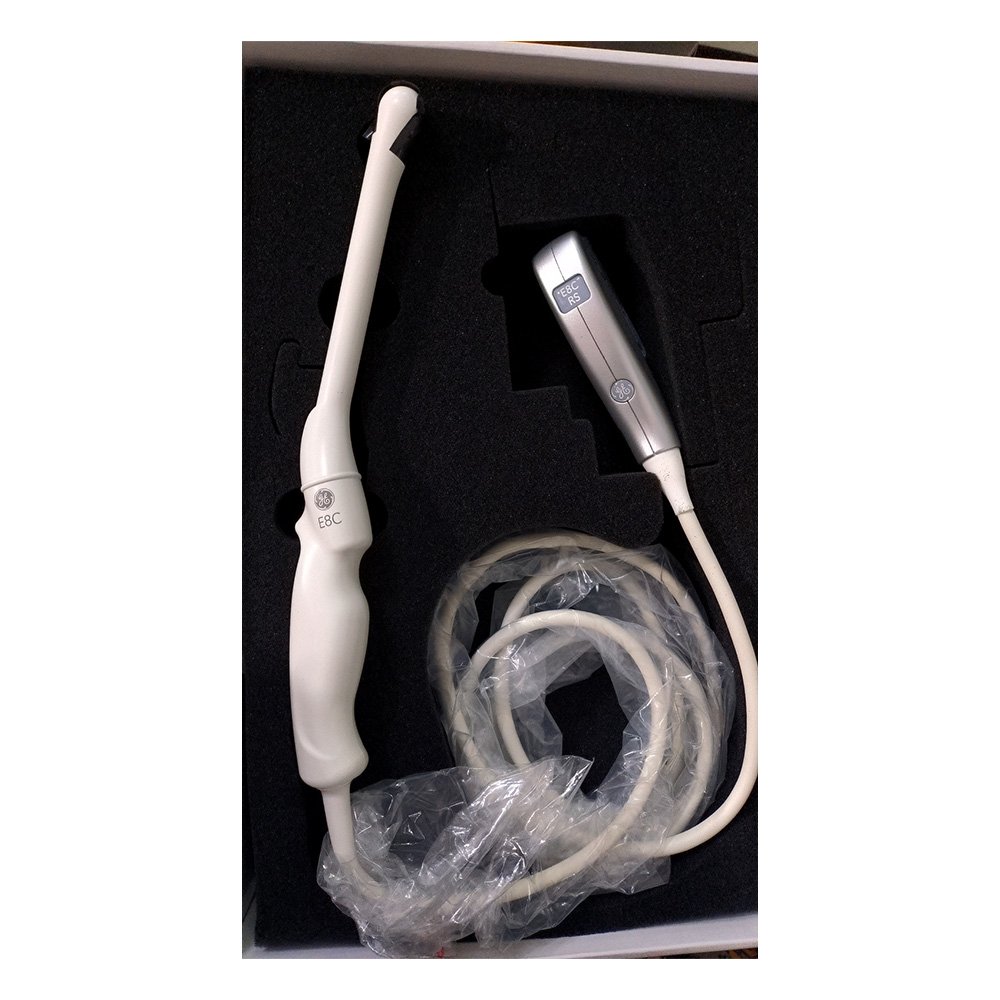 Genuine GE E8C-RS Intra-Cavity Probe Bent Array Microconvex Ultrasound Transducer New Logiq Voluson Veterinary Instrument