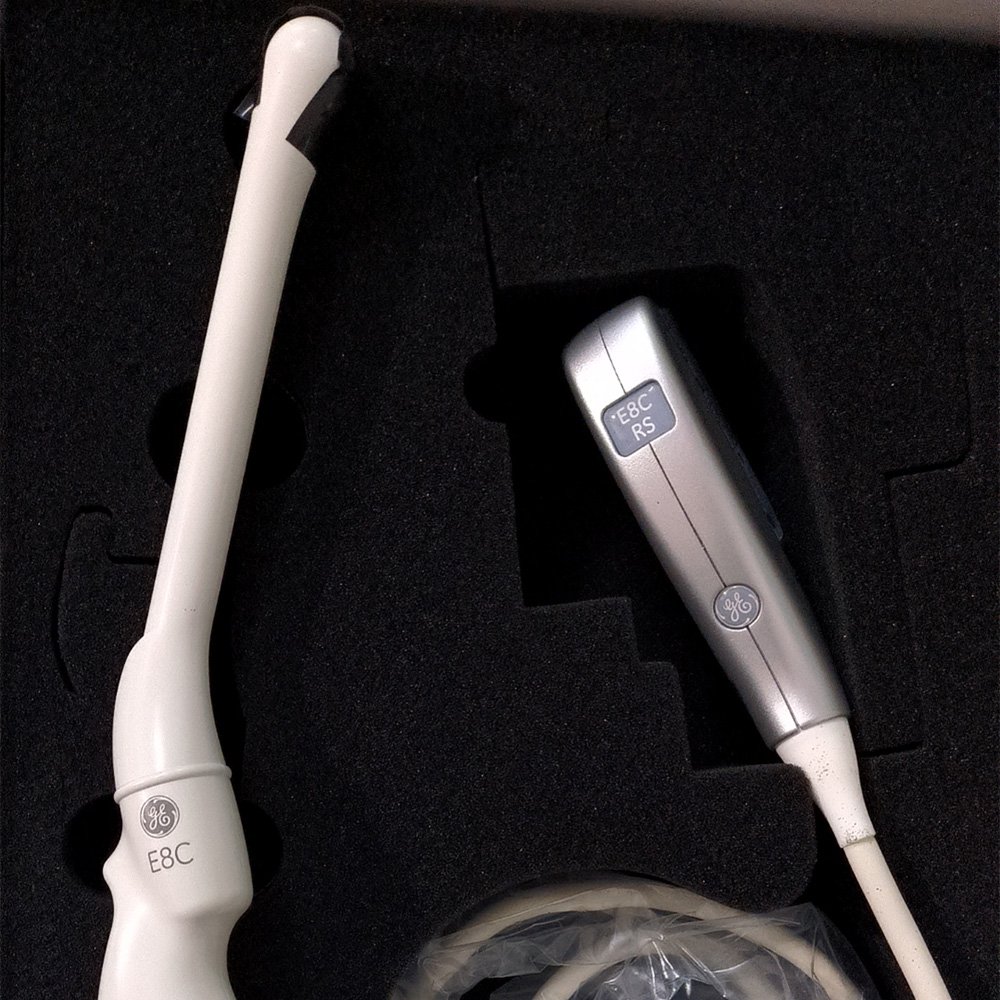 Genuine GE E8C-RS Intra-Cavity Probe Bent Array Microconvex Ultrasound Transducer New Logiq Voluson Veterinary Instrument
