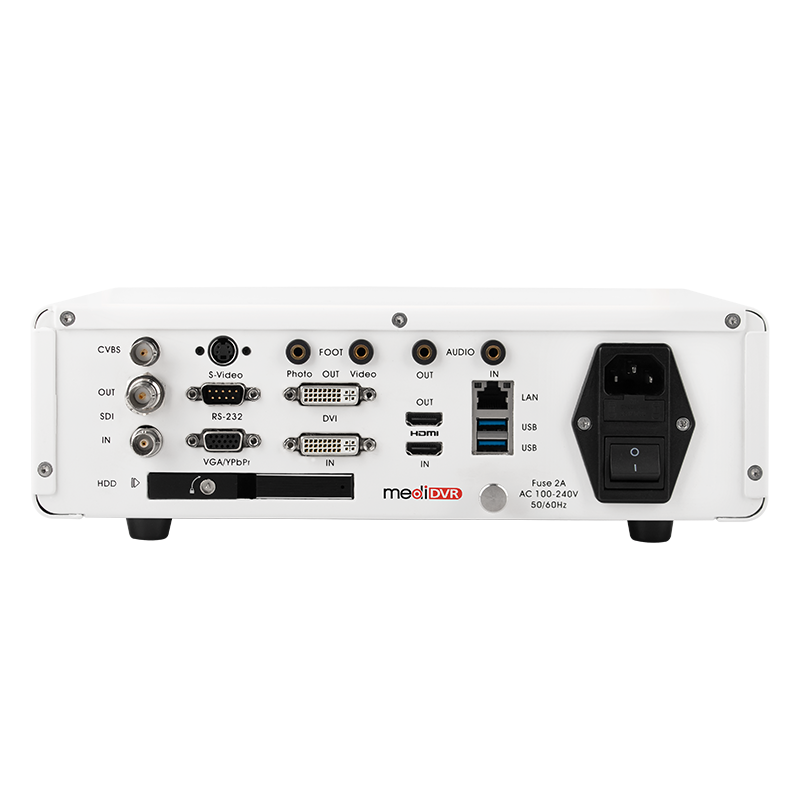 SDI/VGA/YPbPr/S-video/CVBS independent audio input medical capture video recorder