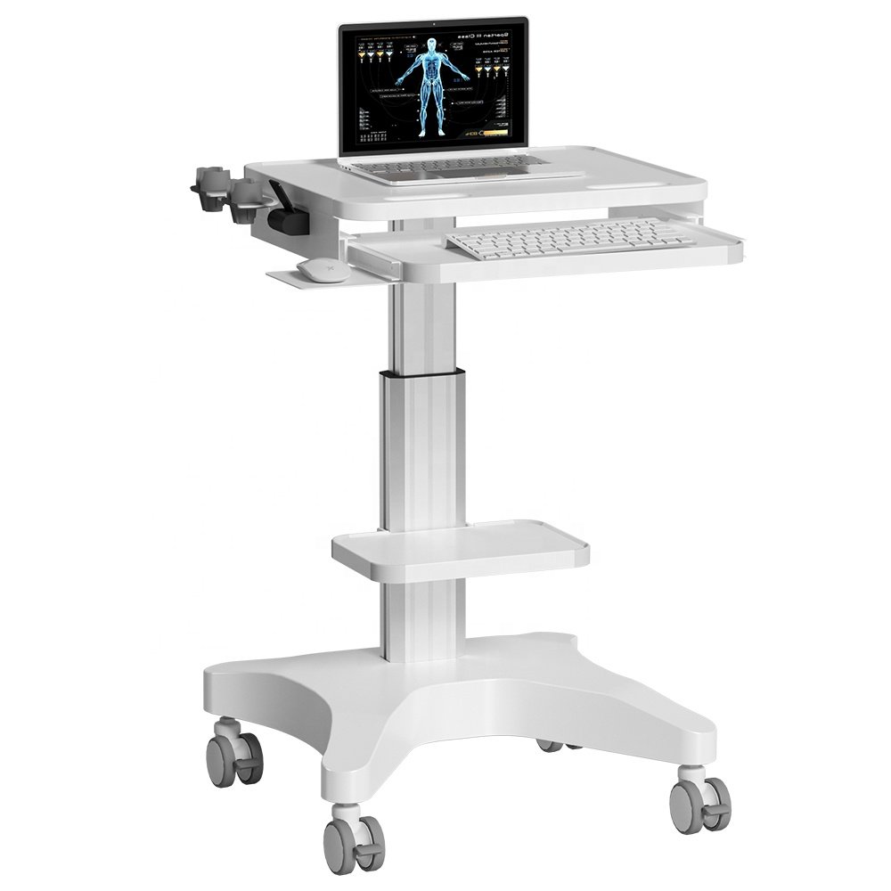 Liakymo Good Quality Hospital Height Adjustable ABS Ultrasound Instrument Trolley for Hospital Clinic