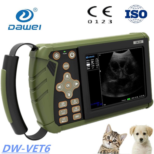 DW-VET5 pocket veterinary ultrasound with waterproof probe