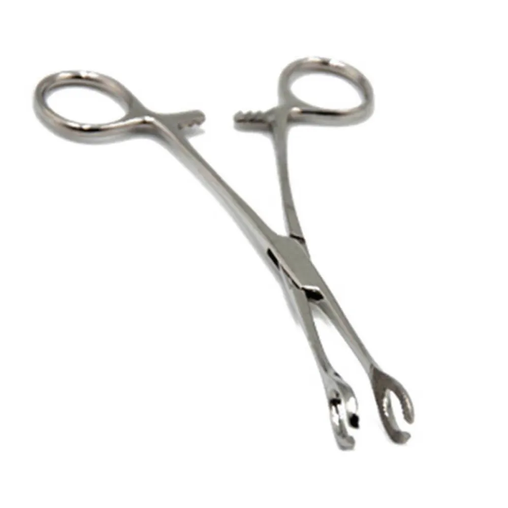 Stainless steel material small loop body piercing forceps Made in Pakistan Piercing Instruments