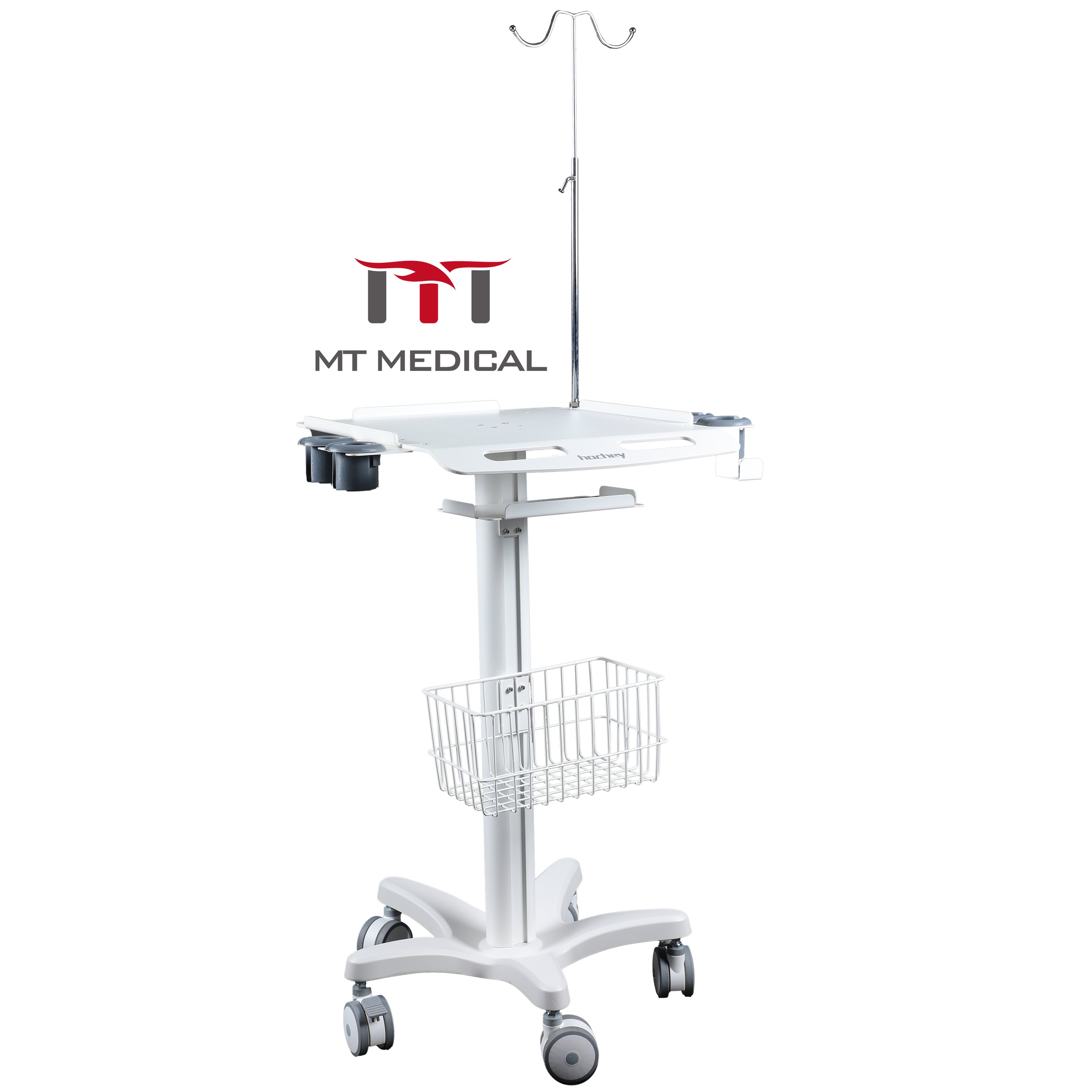 MT MEDICAL Monitor Stand Stainless Steel Medical Instrument Patient Monitor Trolley For Hospital