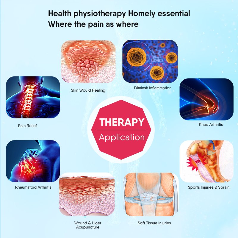 Laser Physical Therapy Cold Laser Therapy Device for Pain Relief Suitable for Human and Animal