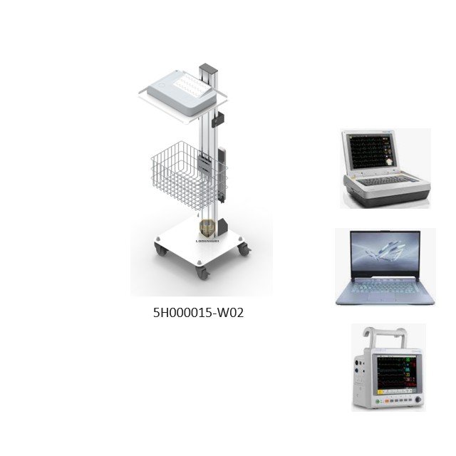 Ultrasound machine trolley 4 silent medical castors