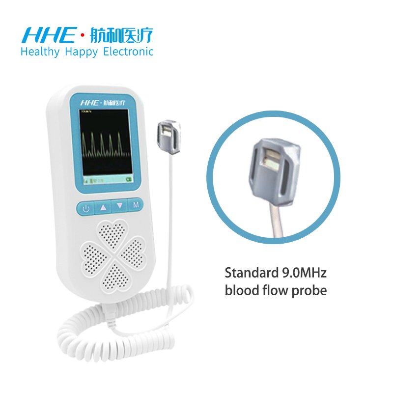 Portable Medical Veterinary Vascular Doppler with 9.0 MHz Probe