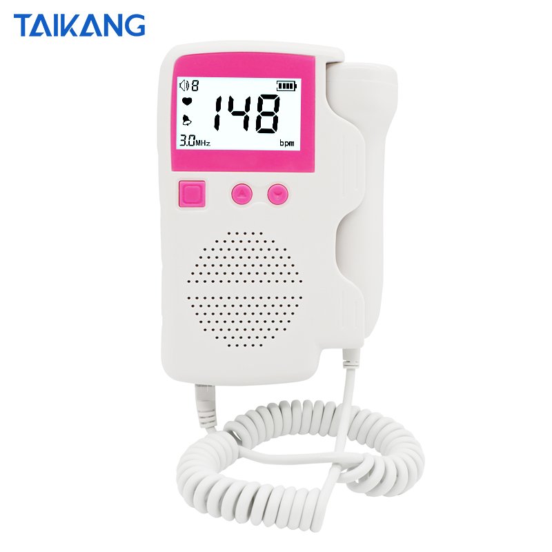 Hot Sale Medical Ultrasound Instruments High Sensitivity Adjustable 3Mhz Real-time FHR Medical Fetal Doppler With App