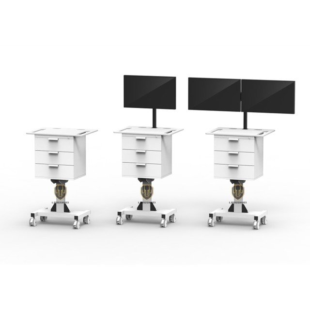 Ultrasound machine trolley