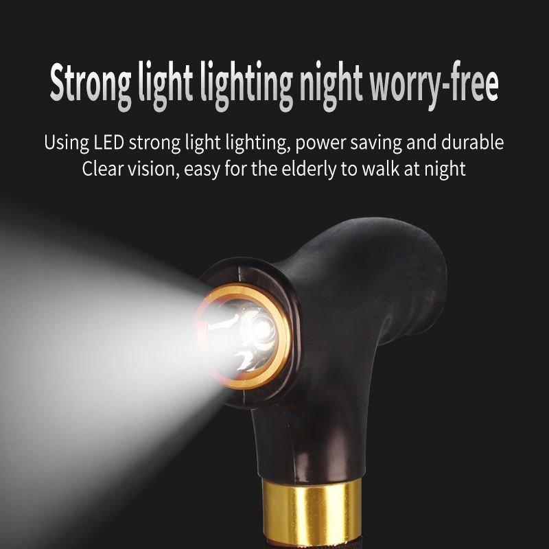 2024 Lightweight Aluminum Alloy Walking Stick Adjustable Walking Cane For The Elderly Walking Cane Stick For Seniors